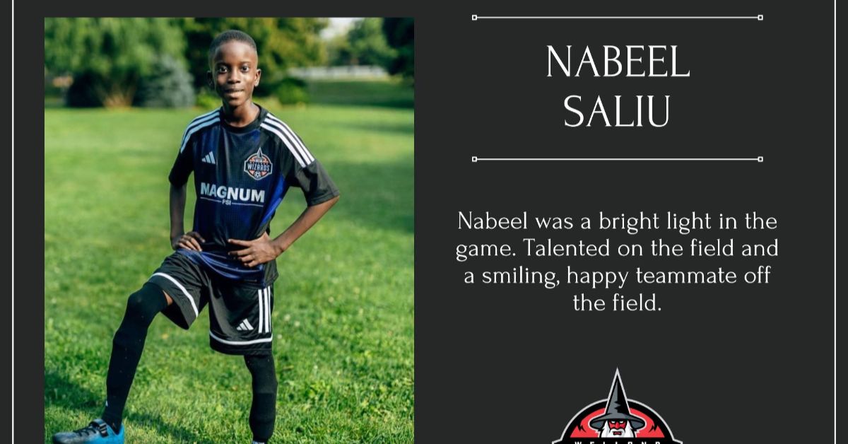 Nabeel Saliu, Young Soccer Player From Welland, Ontario, Left The World Too Soon