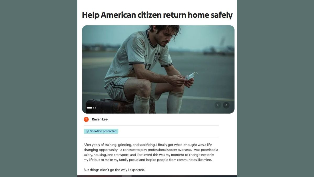 Raven Lee From Trenton, MI, Promised Pro Soccer Contract Abroad Now Stranded With No Pay, No Passport